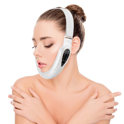 V - Shape Facial Lifting Anti - Aging Device With 7 LED Lights Photon Therapy Limited Edition Luxury - merch gone viral.