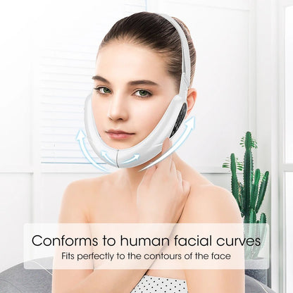 V - Shape Facial Lifting Anti - Aging Device With 7 LED Lights Photon Therapy Limited Edition Luxury - merch gone viral.