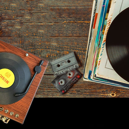 Vintage Bluetooth Speaker Wood Phonograph - merch gone viral.
