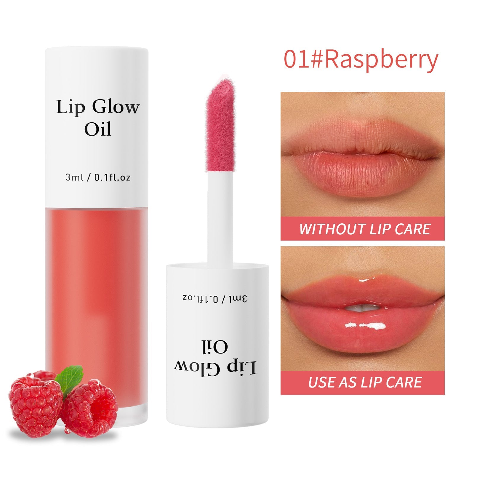Water Light Lip Gloss Hydrating With Fruit Flavor for Women, Long Lasting Hydration, Non Sticky Shine, Water Based - merch gone viral.