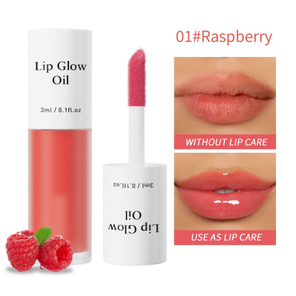 Water Light Lip Gloss Hydrating With Fruit Flavor for Women, Long Lasting Hydration, Non Sticky Shine, Water Based - merch gone viral.