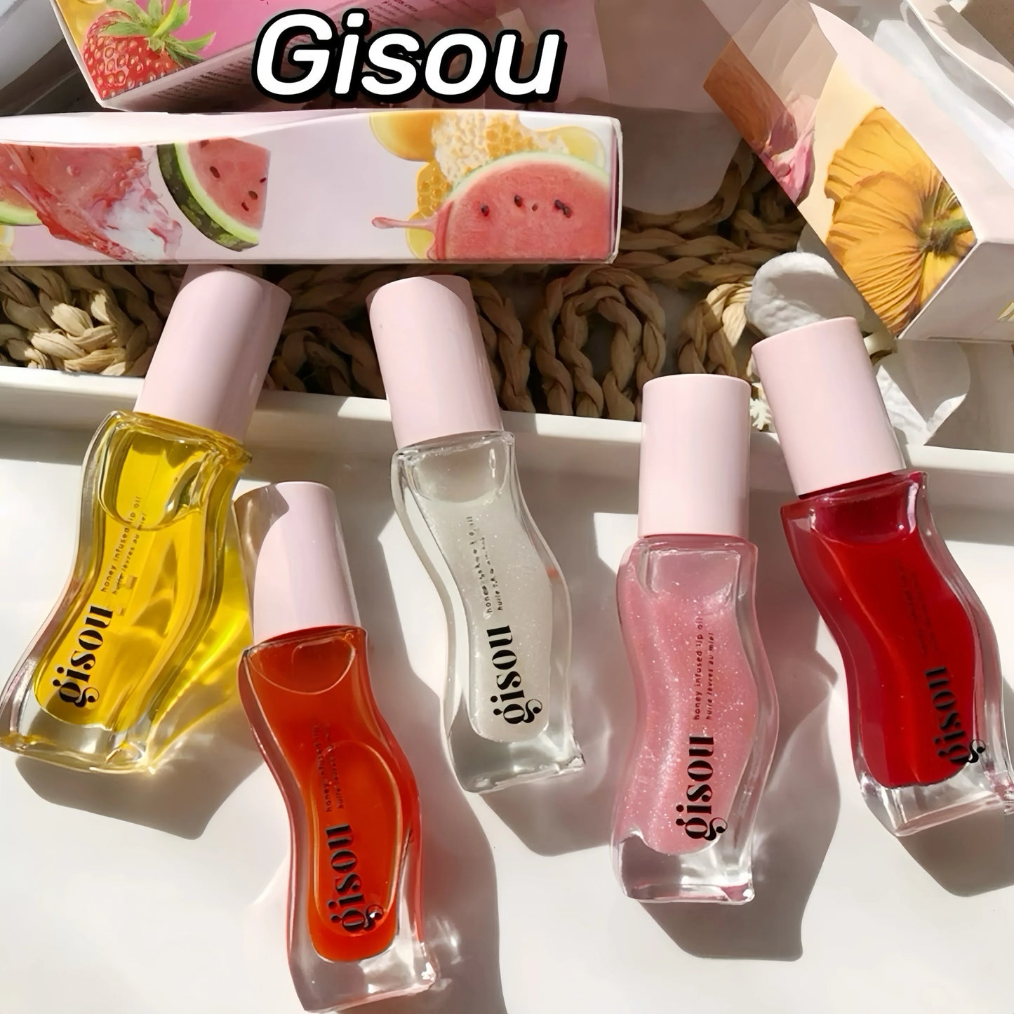 Watermelon Lip Oil Luxury Hydration From Signature Honey Collection Elite Lip Care - merch gone viral.