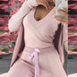 women fashion suits knitted three - piece suit - merch gone viral.