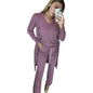 women fashion suits knitted three - piece suit - merch gone viral.
