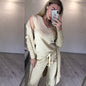 women fashion suits knitted three - piece suit - merch gone viral.
