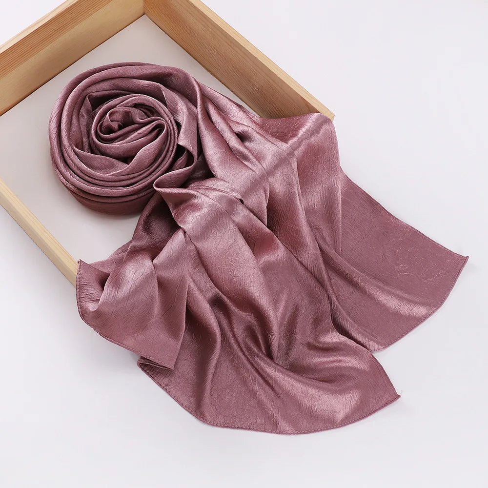 Women's Chiffon Hijab Silk Scarf Loose Fit Headwrap Shawl Bandana Turban - Merch Gone Viral
