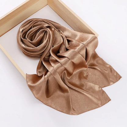 Women's Chiffon Hijab Silk Scarf Loose Fit Headwrap Shawl Bandana Turban - Merch Gone Viral