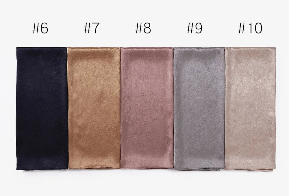 Women's Chiffon Hijab Silk Scarf Loose Fit Headwrap Shawl Bandana Turban - Merch Gone Viral