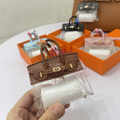 Womens Fashion Car Key Case Soft Leather Key Holder Wipes Clean Colorful Textures Protective Organizer - merch gone viral.