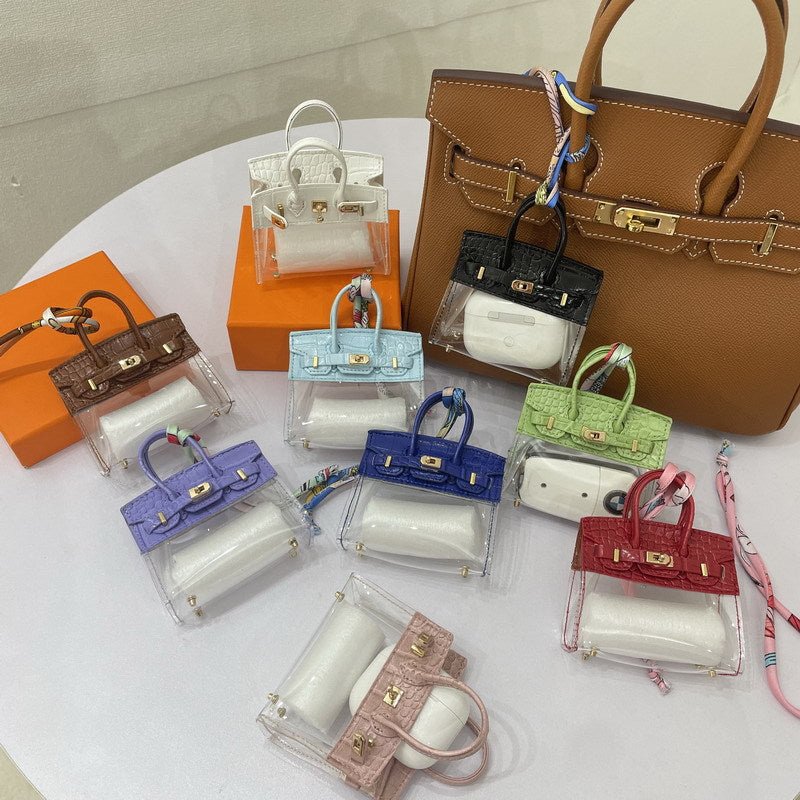 Womens Fashion Car Key Case Soft Leather Key Holder Wipes Clean Colorful Textures Protective Organizer - merch gone viral.