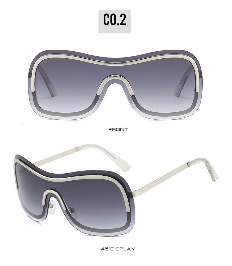Women's Fashionable Metal Street Shot Sunglasses - merch gone viral.
