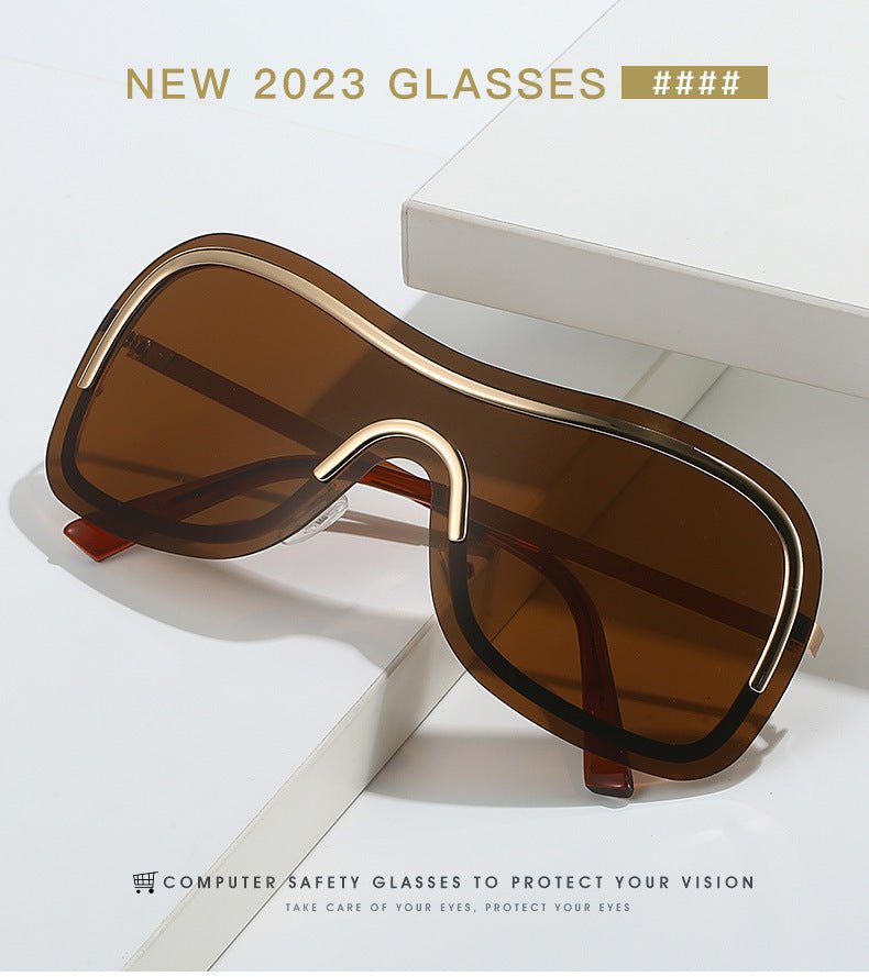 Women's Fashionable Metal Street Shot Sunglasses - merch gone viral.