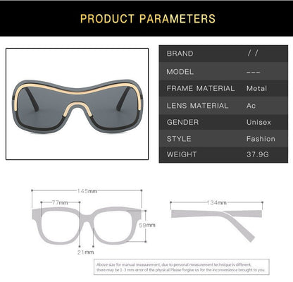 Women's Fashionable Metal Street Shot Sunglasses - merch gone viral.
