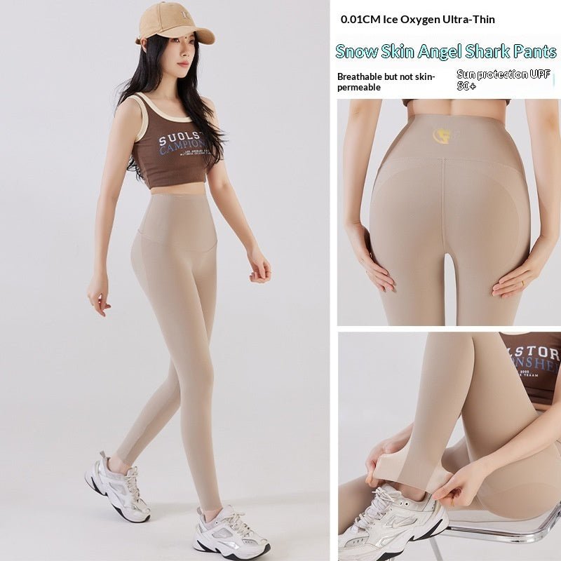 Women's Ice Silk Shark Full Length Ultra Thin Nylon Pants - Merch Gone Viral