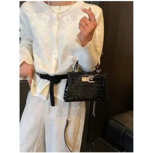 Women’s Leather Diaper Bag Satchel for Moms with Practical Pockets - Merch Gone Viral