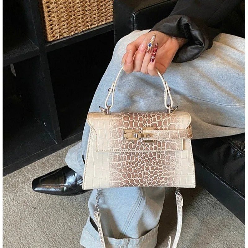 Women’s Leather Diaper Bag Satchel for Moms with Practical Pockets - Merch Gone Viral