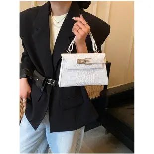 Women’s Leather Diaper Bag Satchel for Moms with Practical Pockets - Merch Gone Viral