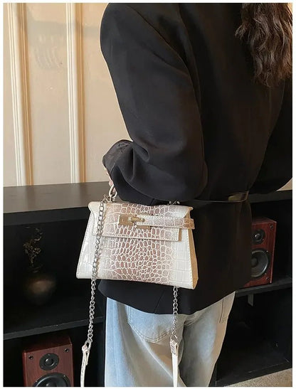 Women’s Leather Diaper Bag Satchel for Moms with Practical Pockets - Merch Gone Viral