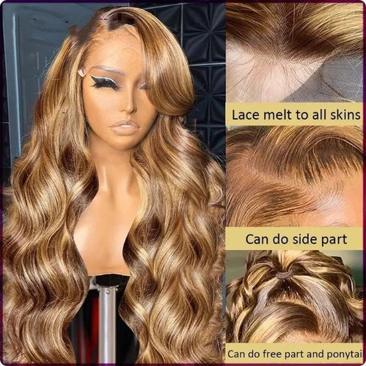 Women’s Long Curly Lace Wig With High Temperature Fiber For Everyday Styling - Merch Gone Viral
