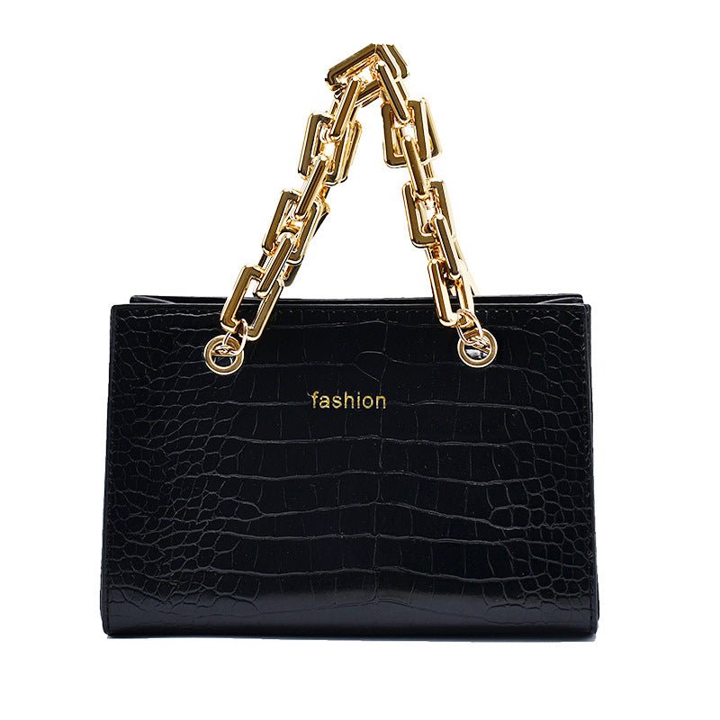 Women’s Net Red Small PU Chain Messenger Bag With Single Shoulder - Merch Gone Viral