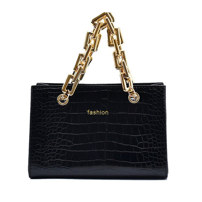Women’s Net Red Small PU Chain Messenger Bag With Single Shoulder - Merch Gone Viral