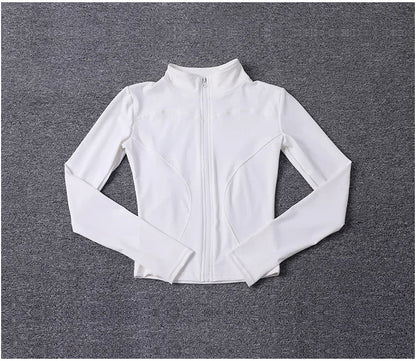 Women's Sport Jacket Long Sleeve Polyester For Gym Training Yoga - Merch Gone Viral