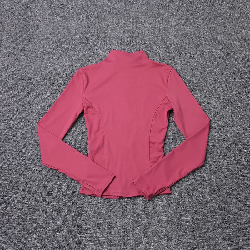Women's Sport Jacket Long Sleeve Polyester For Gym Training Yoga - Merch Gone Viral