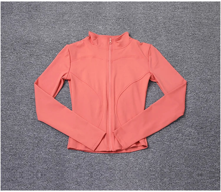 Women's Sport Jacket Long Sleeve Polyester For Gym Training Yoga - Merch Gone Viral