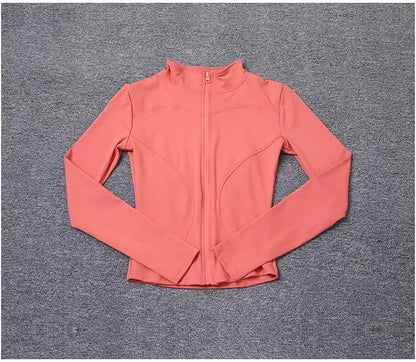 Women's Sport Jacket Long Sleeve Polyester For Gym Training Yoga - Merch Gone Viral