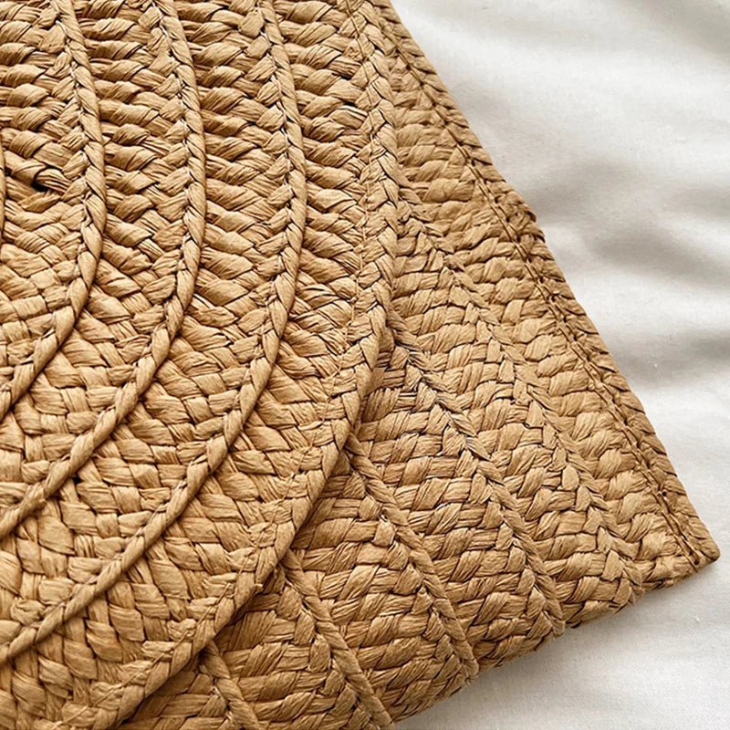 Women’s Straw Woven Shoulder Crossbody Bag Handcrafted Envelope Beach Purse - Merch Gone Viral