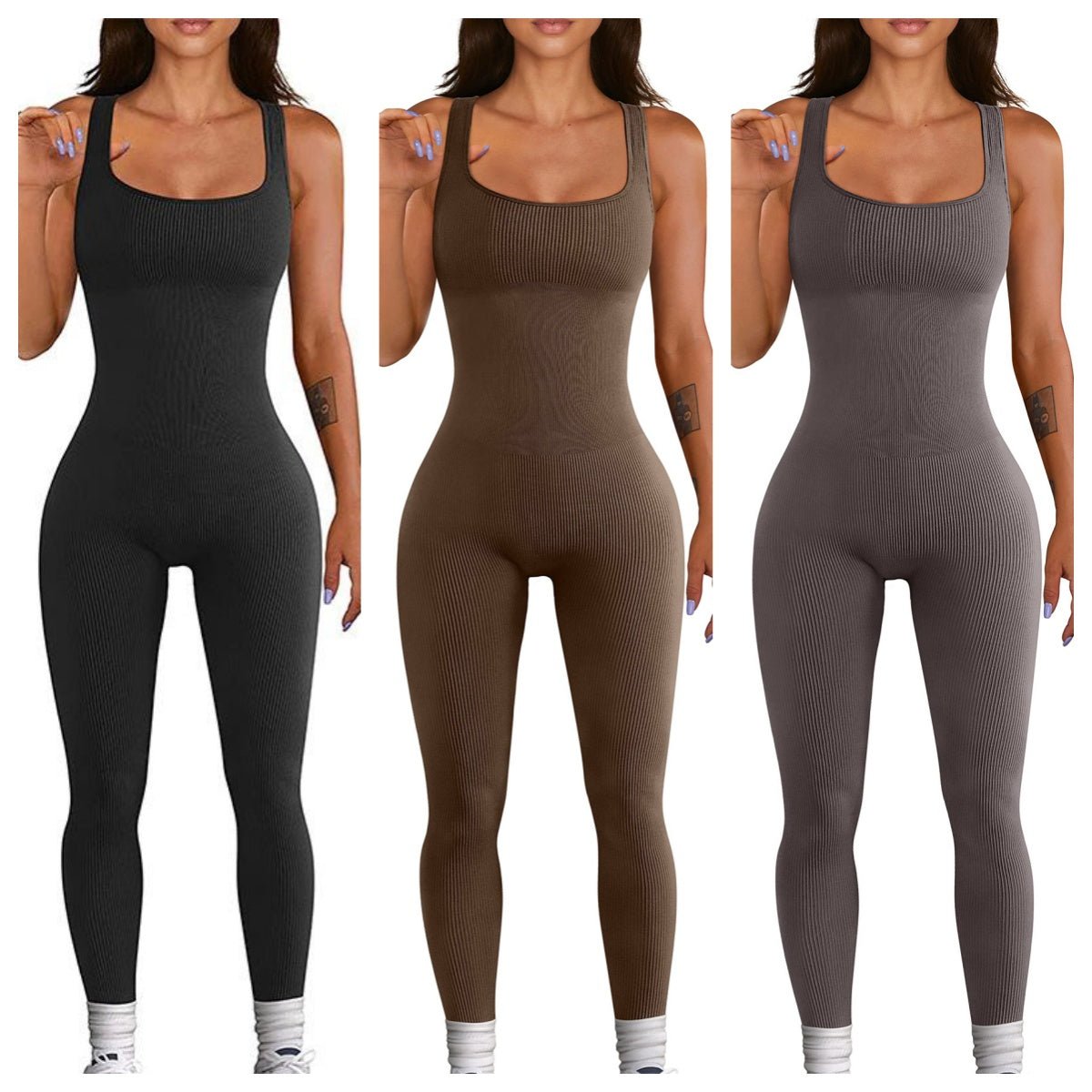 Womens Suspender Tank Top Tights Soft Stretch Spandex Waist - Defining Fit Subtle Detailing Everyday Comfort - merch gone viral.