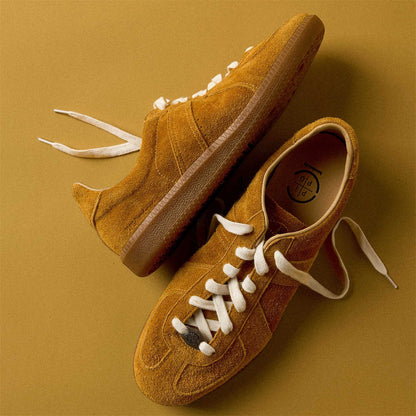 Women’s Unisex Retro Cattle Suede Shoes Cowhide Upper Round Toe - Merch Gone Viral