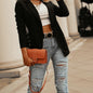 Women's Versatile Tailored Business Blazer - Slim Fit Long Sleeve Jacket - merch gone viral.