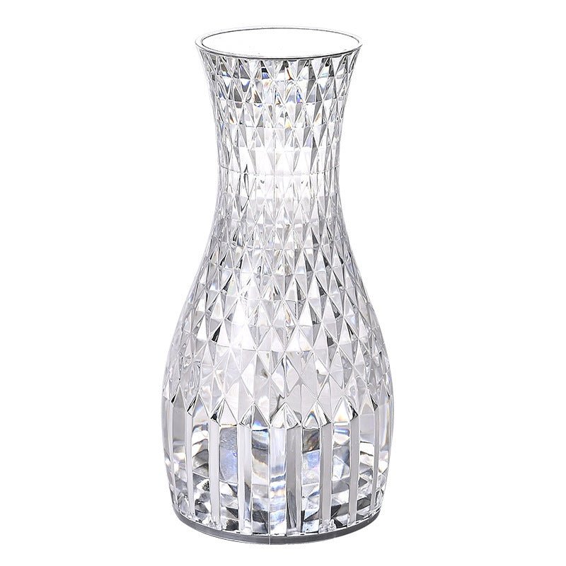 Your Perfect Luxury Crystal Vase Lamp Sits By Your Bedside With USB Charging And Diamond Glow. - merch gone viral.