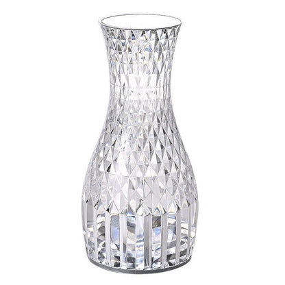 Your Perfect Luxury Crystal Vase Lamp Sits By Your Bedside With USB Charging And Diamond Glow. - merch gone viral.