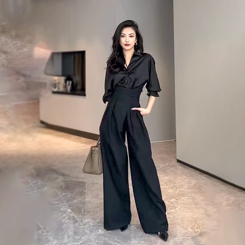 Your Perfect Luxury Wide - Leg Pants For Women That Deliver Couture Draping And Premium Polyester Comfort. - merch gone viral.