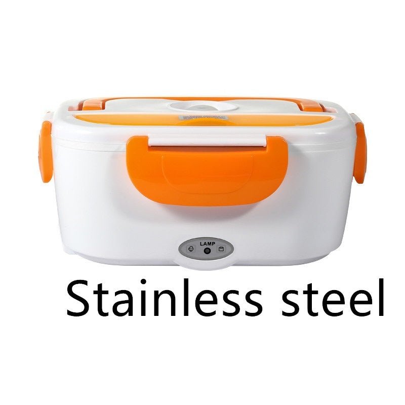 Your Premium Stainless Steel Heated Lunch Box Lets You Enjoy Warm Restaurant Quality Meals On The Go. - merch gone viral.