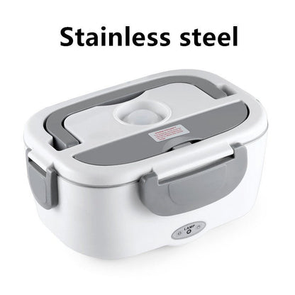 Your Premium Stainless Steel Heated Lunch Box Lets You Enjoy Warm Restaurant Quality Meals On The Go. - merch gone viral.