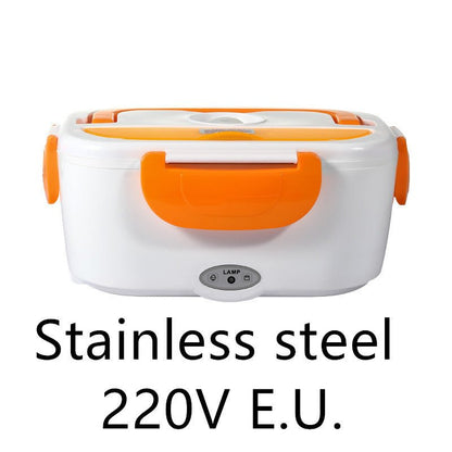 Your Premium Stainless Steel Heated Lunch Box Lets You Enjoy Warm Restaurant Quality Meals On The Go. - merch gone viral.