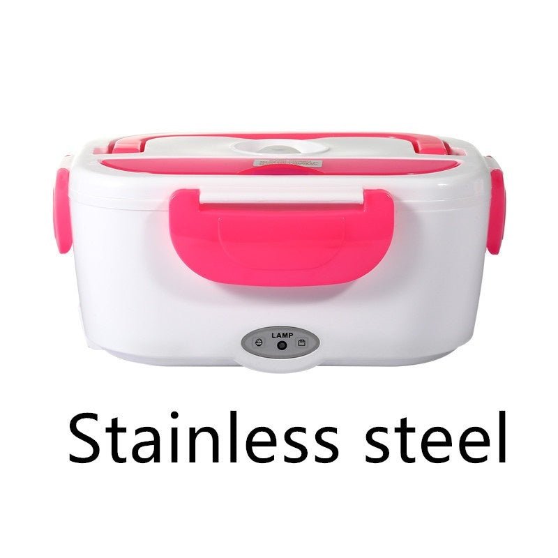 Your Premium Stainless Steel Heated Lunch Box Lets You Enjoy Warm Restaurant Quality Meals On The Go. - merch gone viral.