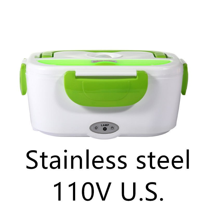 Your Premium Stainless Steel Heated Lunch Box Lets You Enjoy Warm Restaurant Quality Meals On The Go. - merch gone viral.